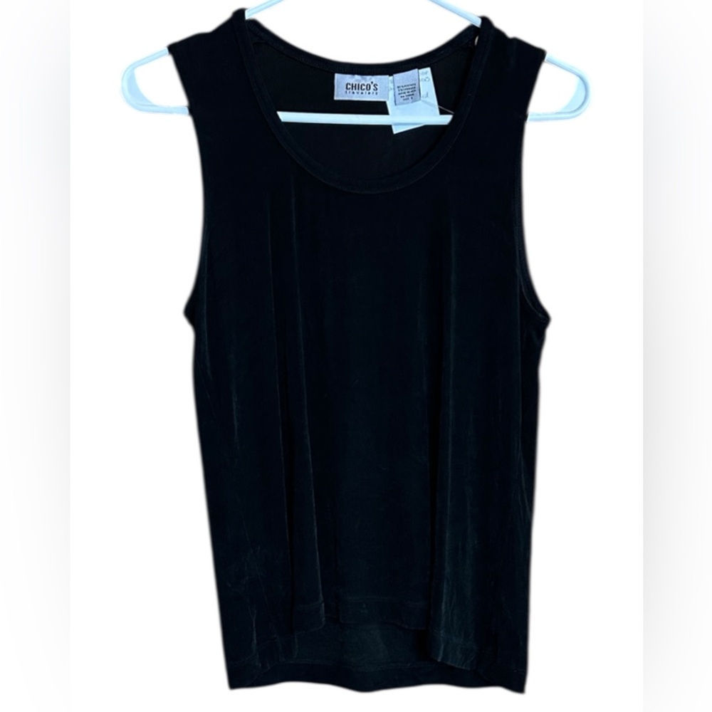 Chico's Travelers Classic Black Tank Top